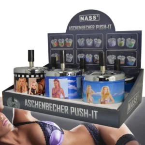 [LL-52746-02] Dreh-Aschenbecher „Pin-Up“, 6er Display