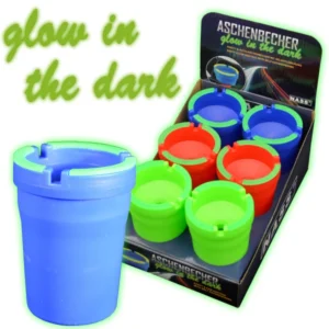 [LL-52743-02] Aschenbecher2Go “ColorMix” Glow In The Dark, 6er Display