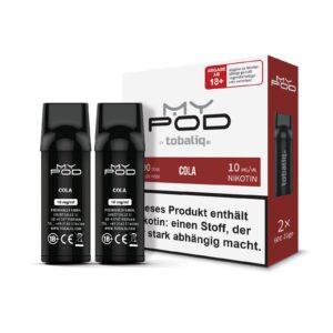 [LL-E41623] TOBALIQ MyPOD – 10mg – 2er Pack (2×600 Züge) – Cola