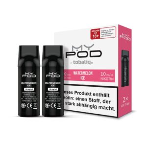 [LL-E41617] TOBALIQ MyPOD – 10mg – 2er Pack (2×600 Züge) – Watermelon Ice