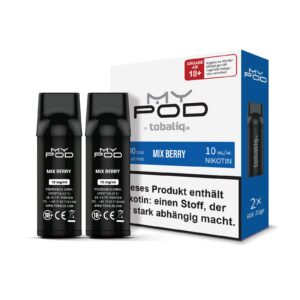[LL-E41611] TOBALIQ MyPOD – 10mg – 2er Pack (2×600 Züge) – Mix Berry