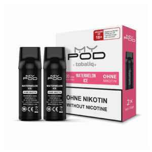 [LL-E41630] TOBALIQ MyPOD – 0mg – 2er Pack (2×600 Züge) – Watermelon Ice