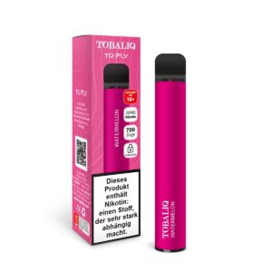 [LL-E41337] TOBALIQ TQ Fly 700 Puffs – 20mg Nikotin – Watermelon Cherry