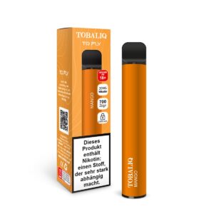 [LL-E41331] TOBALIQ TQ Fly 700 Puffs – 20mg Nikotin – Mango