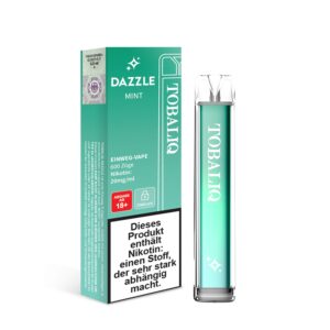 [LL-E41417] TOBALIQ DAZZLE 600Puffs – 20mg Nikotin – MINT
