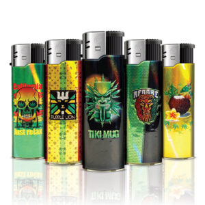 [LL-F41570] TQ ALU-Motivfeuerzeug Rasta Paradise