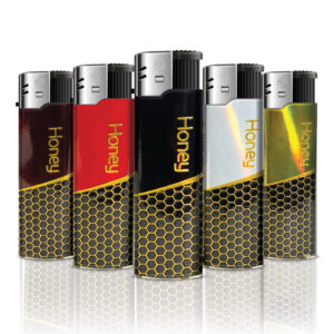 [LL-F41561] TQ ALU-Motivfeuerzeug Honeycomb