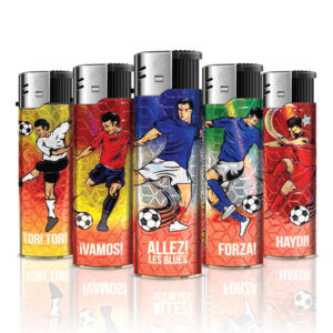 [LL-F41210] TQ ALU-Motivfeuerzeug Football