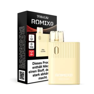 [LL-E41504] TOBALIQ RomixQ – 20mg Nikotin, 600 Puffs – Pina Colada