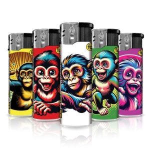 [LL-F41404] TQ Motivfeuerzeug CHI CHA (DER AFFE)
