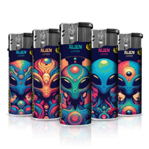 [LL-F41218] TQ Motivfeuerzeug ALIEN LOVER