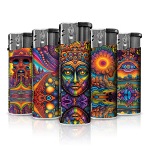 [LL-F41215] TQ Motivfeuerzeug PSYCHEDELIC