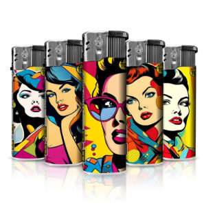 [LL-F41223] TQ Motivfeuerzeug POP ART WOMAN