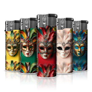 [LL-F41213] TQ Motivfeuerzeug VENEDIG MASK