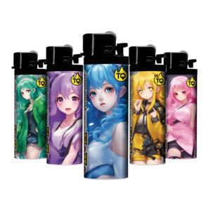 [LL-F41297] TQ Reibrad Motivfeuerzeug ANIME