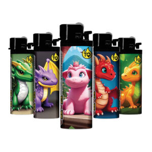 [LL-F41289] TQ Reibrad Motivfeuerzeug SWEET DRAGONS