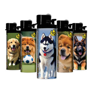 [LL-F41285] TQ Reibrad Motivfeuerzeug FAVORITE DOGS