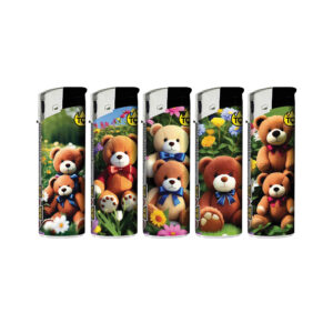 [LL-F41200] TQ Motivfeuerzeug FLOWER BEARS