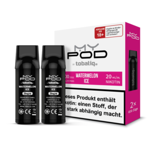 [LL-E41535] TOBALIQ MyPOD – 20mg – 2er Pack (2×600 Züge) – Watermelon Ice