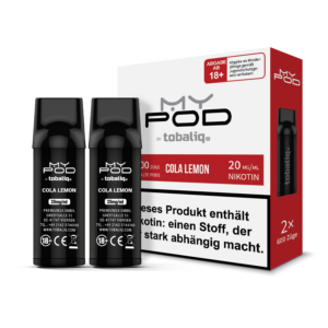 [LL-E41544] TOBALIQ MyPOD – 20mg – 2er Pack (2×600 Züge) – Cola Lemon