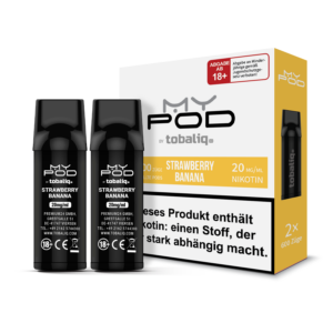 [LL-E41540] TOBALIQ MyPOD – 20mg – 2er Pack (2×600 Züge) – Strawberry Banana