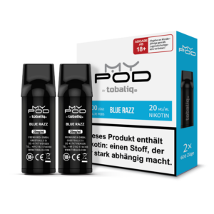 [LL-E41542] TOBALIQ MyPOD – 20mg – 2er Pack (2×600 Züge) – Blue Razz