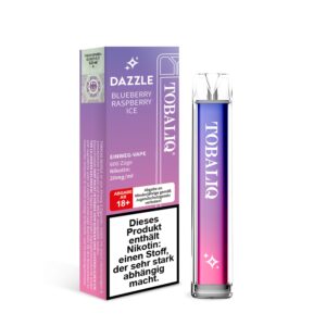 [LL-E41412] TOBALIQ DAZZLE 600Puffs – 20mg Nikotin – BLUEBERRY RASPBERRY ICE