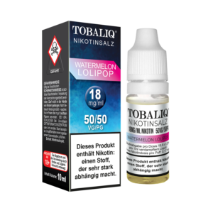 [LL-E40716] TOBALIQ E-Liquid Watermelon Lolipop, Nikotinsalz 18mg