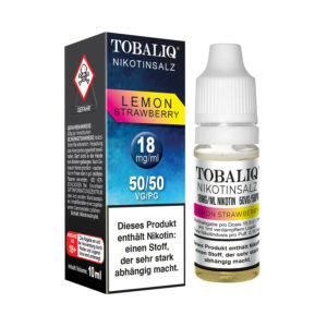 [LL-E40717] TOBALIQ E-Liquid Lemon Strawberry, Nikotinsalz 18mg