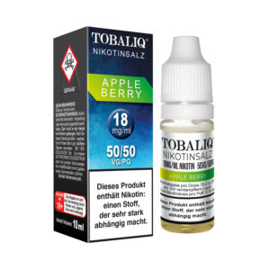 [LL-E40721] TOBALIQ E-Liquid Apple Berry, Nikotinsalz 18mg
