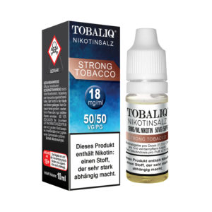 [LL-E40723] TOBALIQ E-Liquid Strong Tobacco, Nikotinsalz 18mg