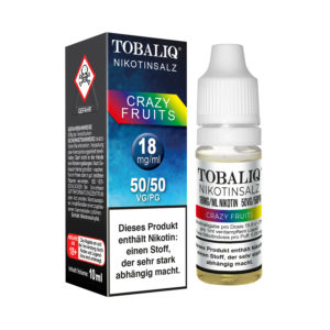 [LL-E40722] TOBALIQ E-Liquid Crazy Fruit, Nikotinsalz 18mg