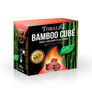TOBALIQ BAMBOO CUBE – Shisha Grill Kohle 250g