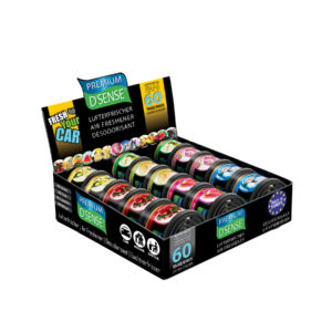[LL-L40728] Lufterfrischer “Premium D’Sense” 15er Display Mix 1, 7 Aromen