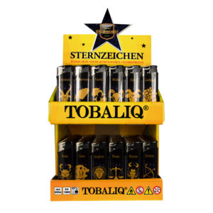 [LL-F41000] TOBALIQ Motivfeuerzeug STERNZEICHEN Doppeldecker