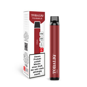TOBALIQ E-Shisha 600Puffs – 10mg Nikotin – Cola