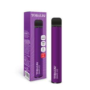 [LL-E41385] TOBALIQ TQ Fly 700 Puffs – Ohne Nikotin – Grape Ice