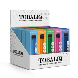 [LL-E41380] TOBALIQ TQ Fly 700 Puffs – Ohne Nikotin – 20er Mix Display