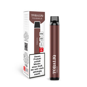 TOBALIQ E-Shisha 600Puffs – 20mg Nikotin – Tobacco