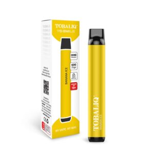 [LL-E41315] TOBALIQ TQ Smile 600 Puffs – Ohne Nikotin – Banana Ice