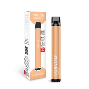 [LL-E41312] TOBALIQ TQ Smile 600 Puffs – Ohne Nikotin – Peach Ice