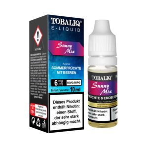 TOBALIQ E-Liquid – 6mg Nikotin – Sunny Mix