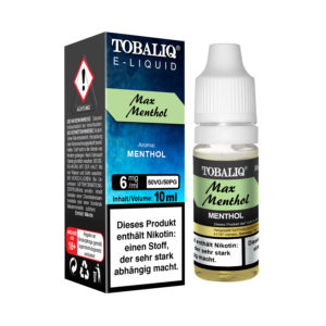 TOBALIQ E-Liquid – 6mg Nikotin – Max Menthol