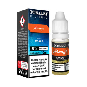 TOBALIQ E-Liquid – 6mg Nikotin – Mango