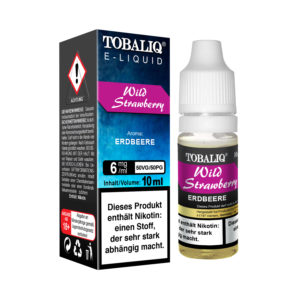 TOBALIQ E-Liquid – 6mg Nikotin – Wild Strawberry