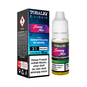 TOBALIQ E-Liquid – 3mg Nikotin – Sunny Mix