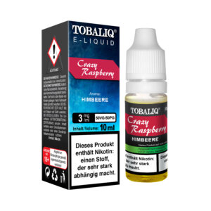 TOBALIQ E-Liquid – 3mg Nikotin – Crazy Raspberry