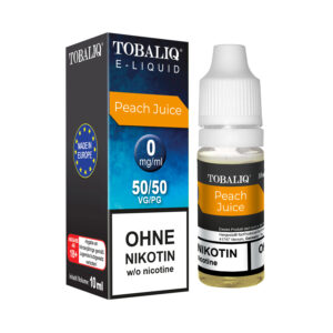 [LL-E40776] TOBALIQ E-Liquid – 0mg Nikotin – Peach Juice
