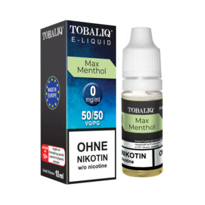 [LL-E40774] TOBALIQ E-Liquid – 0mg Nikotin – Max Menthol