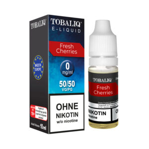 [LL-E40770] TOBALIQ E-Liquid – 0mg Nikotin – Fresh Cherries